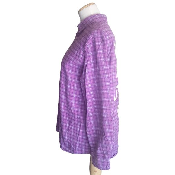 Disney Cakeworthy Alice in Wonderland Twinkle Twinkle Little Bat Purple Flannel - Picture 2 of 10